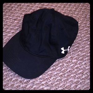 Black under armour hat